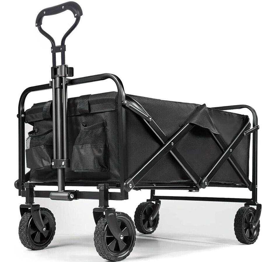 JMT-254218 Heavy Duty Foldable Camping and Garden Trolley Cart with Wheels