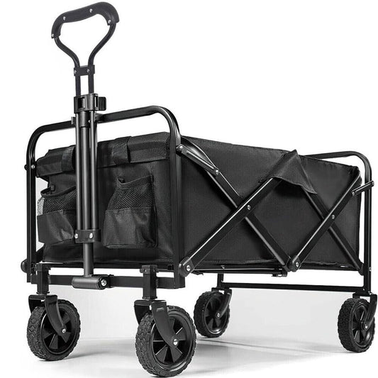 JMT-254218 Heavy Duty Foldable Camping and Garden Trolley Cart with Wheels