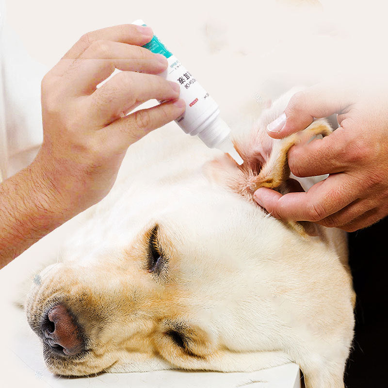 JMT-254410 Ear Cleaning Solution for Dogs - Eliminates Ear Wax and Odor