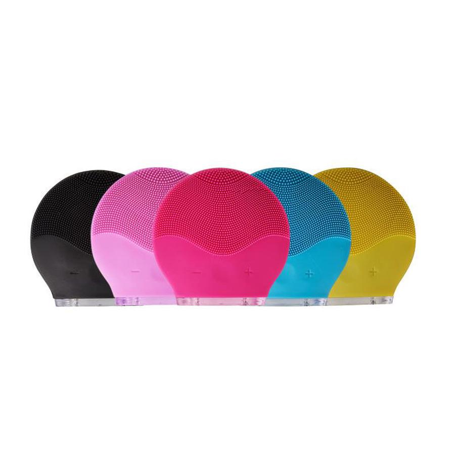 JMT-254474 Mini Electric Waterproof Silicone Facial Cleansing Brush with Sonic Vibration for Deep Pore Cleaning