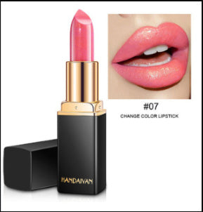 JMT-254602 Temperature Changing Shiny Metallic Lipstick in Pearlescent Gilt Finish