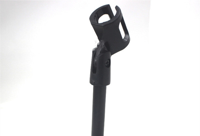 JMT-254666 Desktop Microphone Stand with Metal Base and Plastic Clip for Conference Use