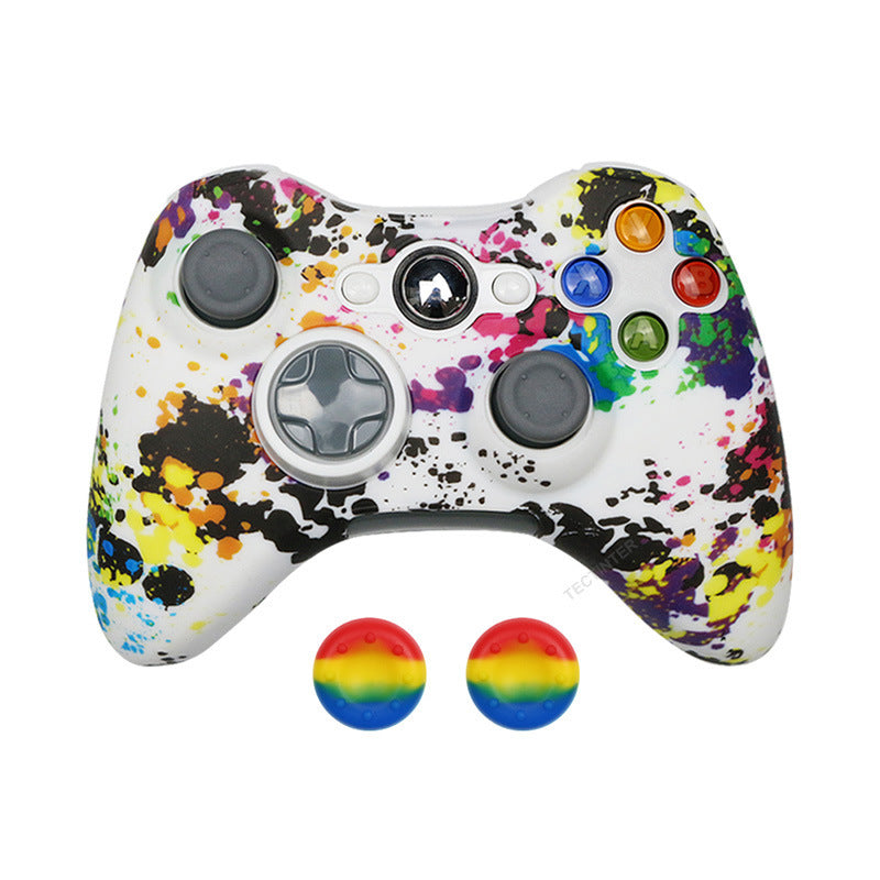 JMT-255498 Soft Silicone Anti-Drop Protective Cover with Button Cap for Elite and Hardcore Gaming