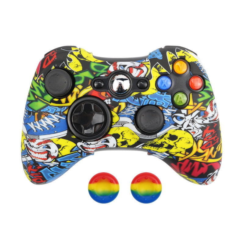 JMT-255498 Soft Silicone Anti-Drop Protective Cover with Button Cap for Elite and Hardcore Gaming
