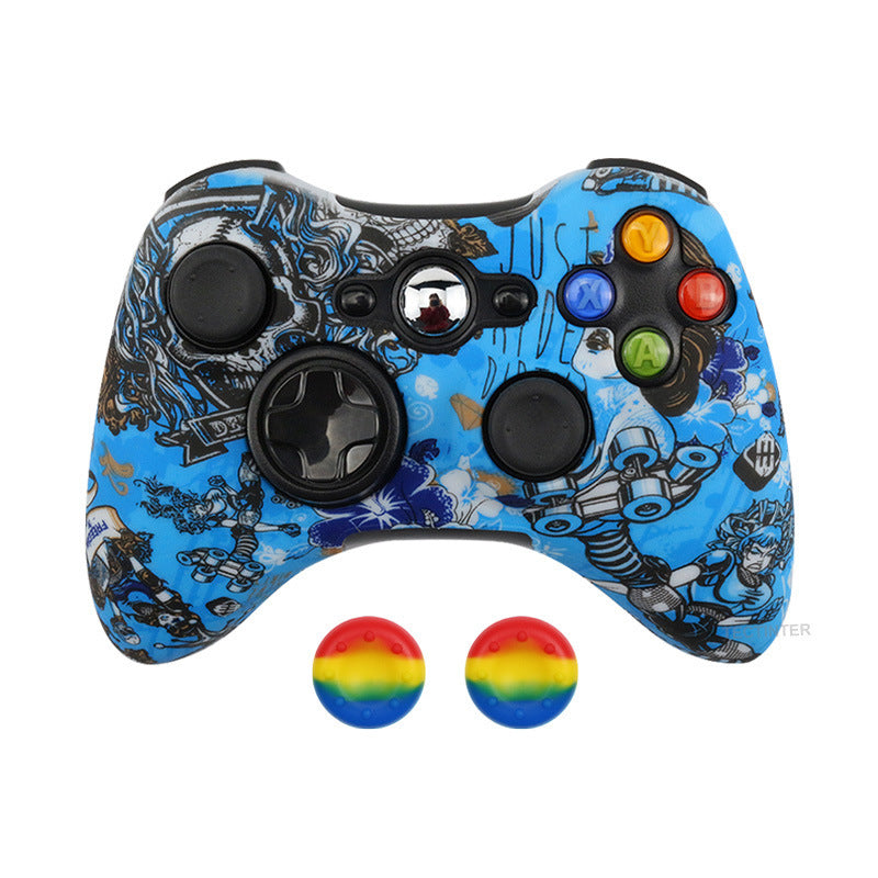 JMT-255498 Soft Silicone Anti-Drop Protective Cover with Button Cap for Elite and Hardcore Gaming