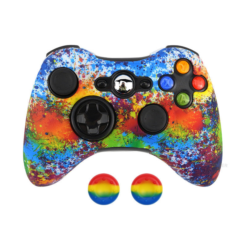 JMT-255498 Soft Silicone Anti-Drop Protective Cover with Button Cap for Elite and Hardcore Gaming