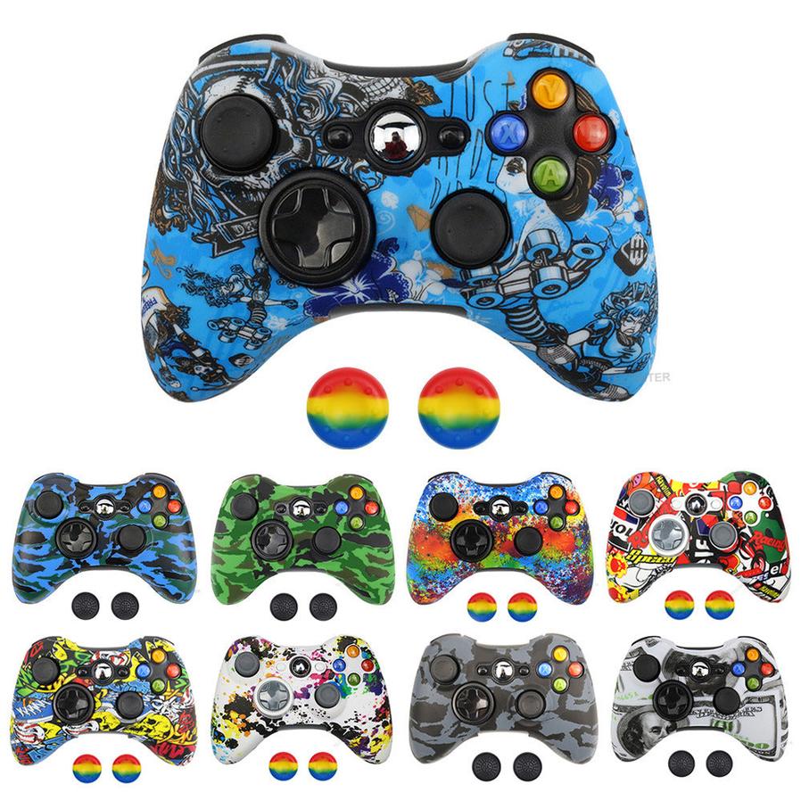 JMT-255498 Soft Silicone Anti-Drop Protective Cover with Button Cap for Elite and Hardcore Gaming
