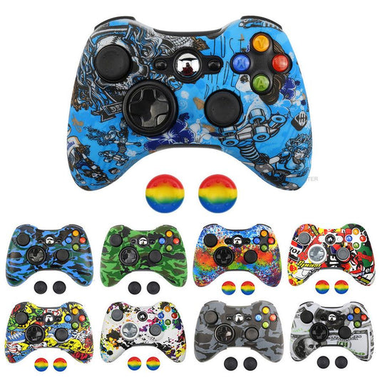 JMT-255498 Soft Silicone Anti-Drop Protective Cover with Button Cap for Elite and Hardcore Gaming