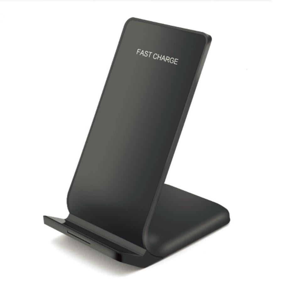 JMT-255818 10W Fast Wireless Charging Stand for Mobile Phones - Black