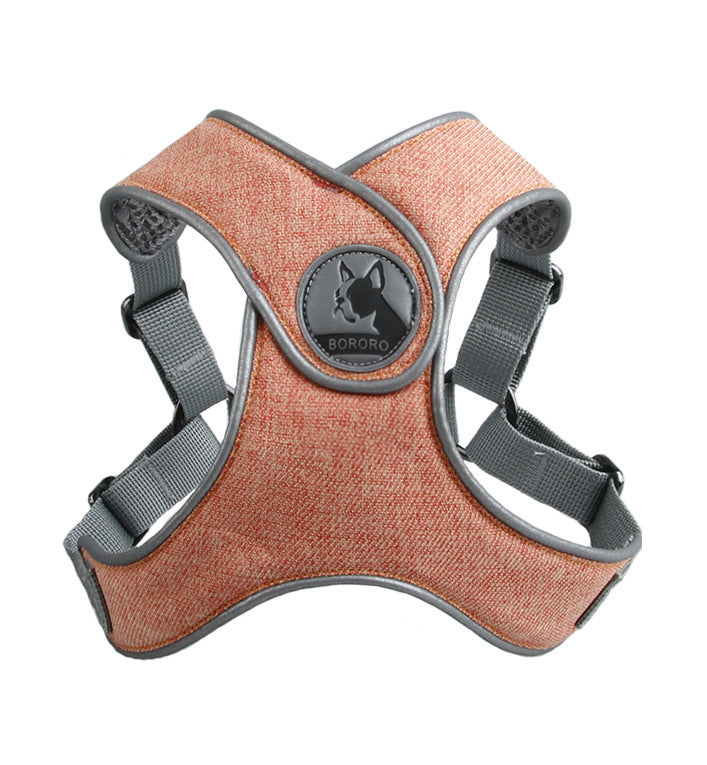 JMT-255818 Breathable Puppy Harness for Small to Medium Dogs - Adjustable Cationic Mesh Design