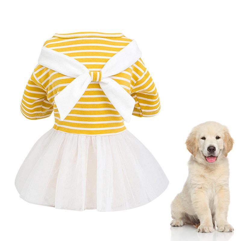 JMT-256266 Cotton White Bow Tie Skirt for Baby - Available in Yellow/Light Blue, Sizes XS to XL