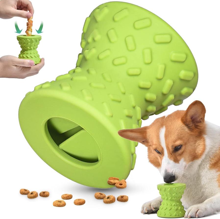 JMT-256458 Durable Non-Toxic Treat Dispensing Dog Toy Bone for Aggressive Chewers - Suitable for All Sizes