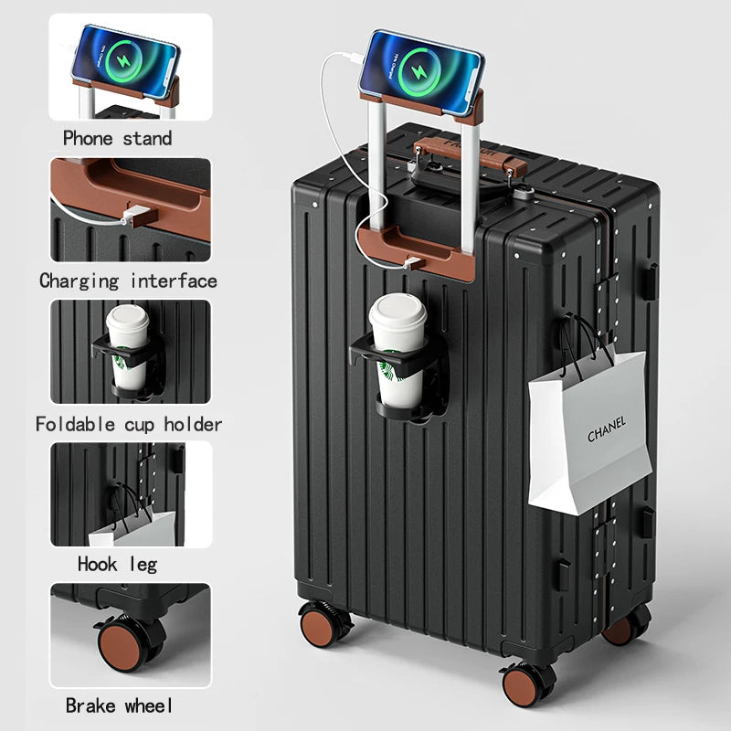 JMT-256522 Lightweight Luggage Set with Spinner Wheels - Durable Travel Suitcases