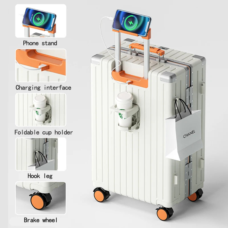 JMT-256522 Lightweight Luggage Set with Spinner Wheels - Durable Travel Suitcases