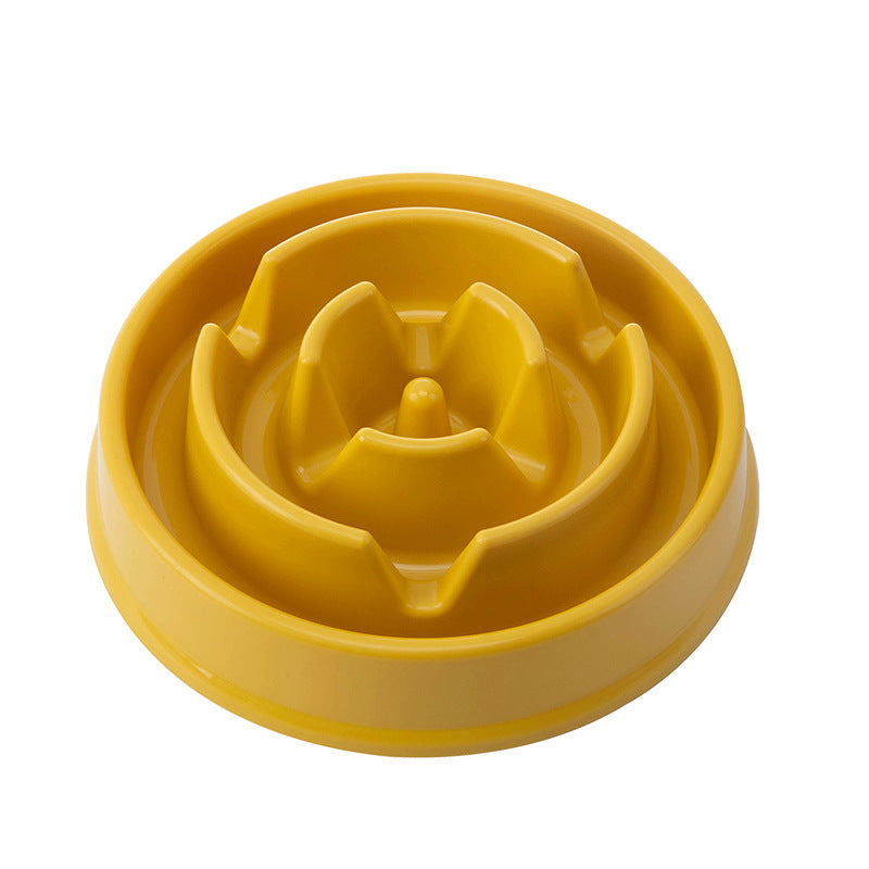 JMT-256650 Anti-Slip, Anti-Flip Dog Bowl in Multiple Colors - Durable Plastic Pet Tableware