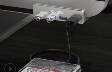 JMT-256650 USB 3.0 4-Port Snap-On Hub and Splitter for Notebook Computers