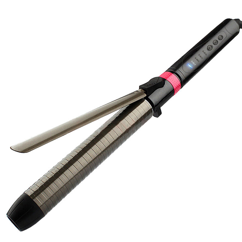 JMT-256778 360-Degree Rotating Electric Curling Iron with 5 Temperature Settings and Ceramic Coating