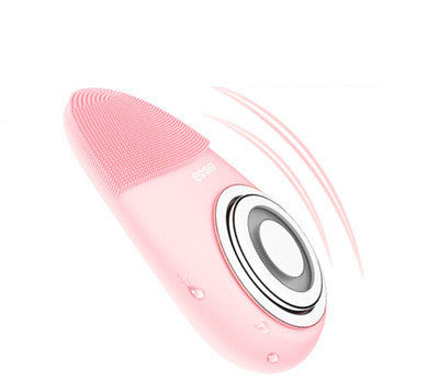 JMT-257034 Deep Cleansing Facial Brush with Heating & Red Light Therapy, 7 Modes, Waterproof Silicone Design