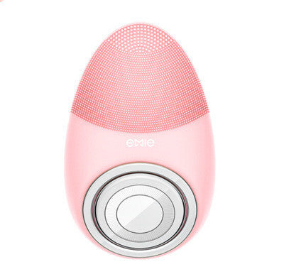 JMT-257034 Deep Cleansing Facial Brush with Heating & Red Light Therapy, 7 Modes, Waterproof Silicone Design