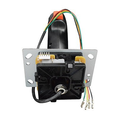 JMT-257098 Flight Joystick with Vibration Features for Game Consoles - 5P/8P Interface, Iron Construction