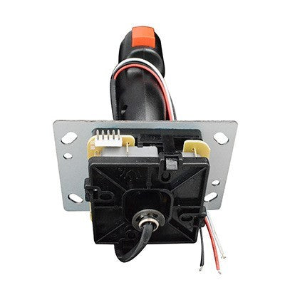 JMT-257098 Flight Joystick with Vibration Features for Game Consoles - 5P/8P Interface, Iron Construction