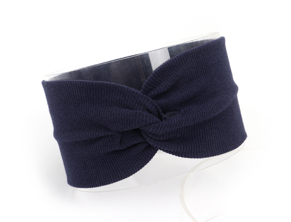 JMT-257162 Children's Cotton Knitted Elastic Headband for Everyday Wear