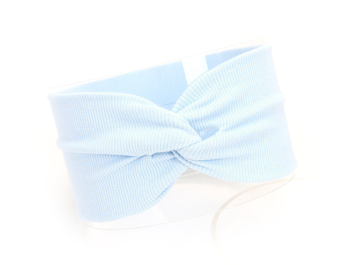 JMT-257162 Children's Cotton Knitted Elastic Headband for Everyday Wear