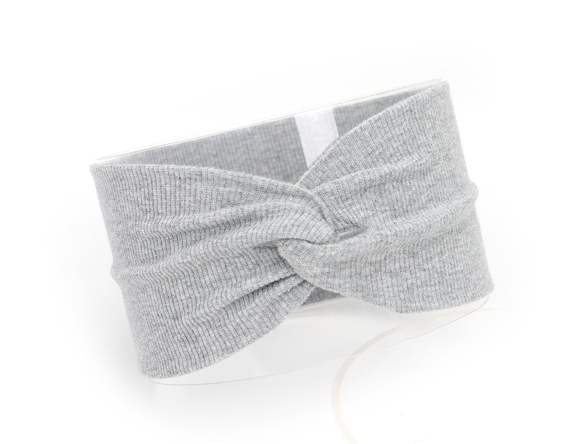 JMT-257162 Children's Cotton Knitted Elastic Headband for Everyday Wear