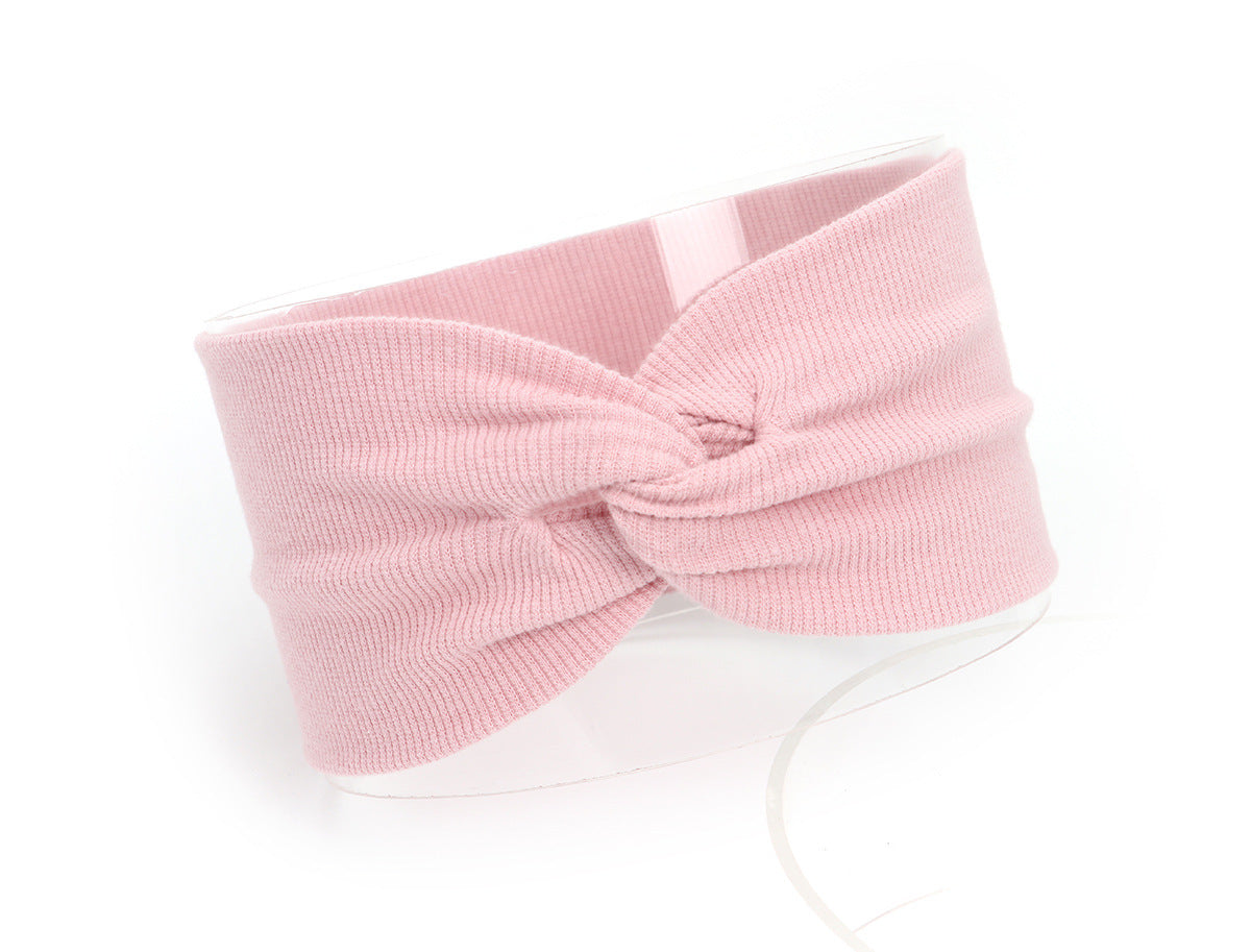JMT-257162 Children's Cotton Knitted Elastic Headband for Everyday Wear