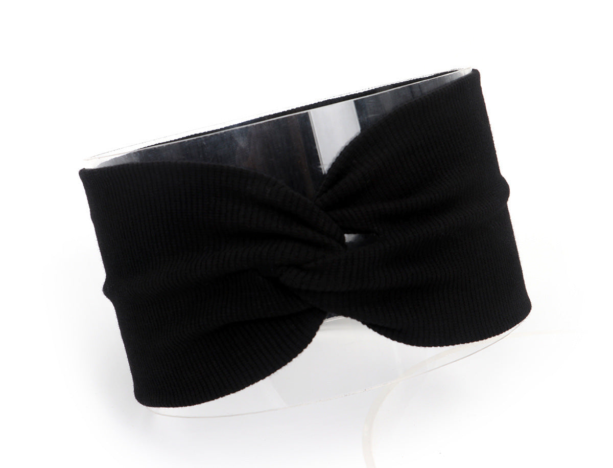 JMT-257162 Children's Cotton Knitted Elastic Headband for Everyday Wear