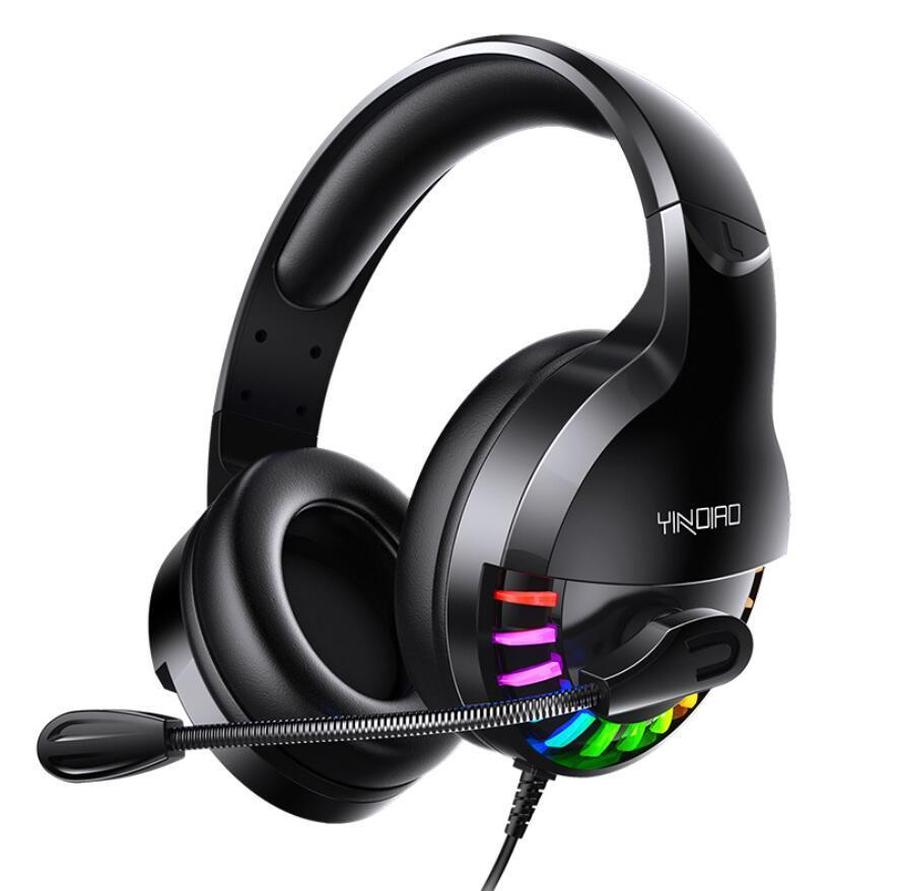 JMT-257290 Wired Gaming Headset with Microphone and Sound Card Control - Over-Ear, 3.5mm Connection