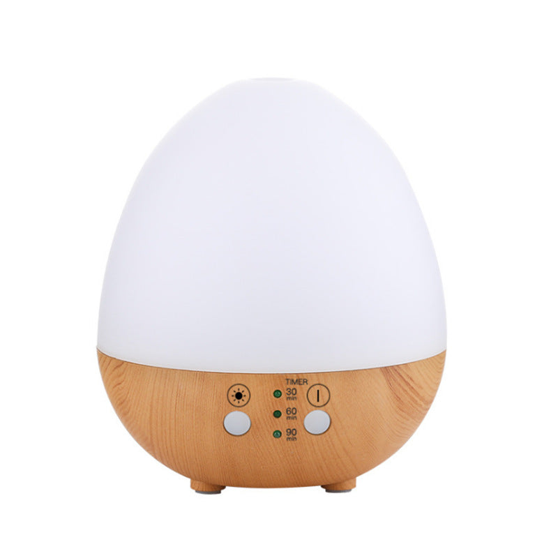 JMT-257290 Wood Grain Aroma Diffuser with Colorful Night Light and Humidifying Function