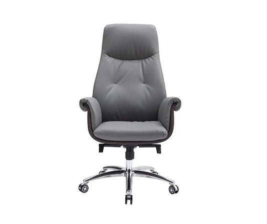 JMT-257546 Ergonomic PU Leather Executive Swivel Office Chair with Luxury Design and Comfort Features