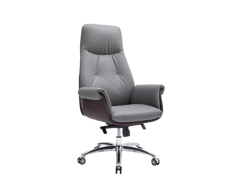 JMT-257546 Ergonomic PU Leather Executive Swivel Office Chair with Luxury Design and Comfort Features