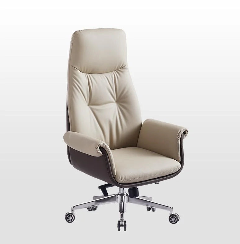 JMT-257546 Ergonomic PU Leather Executive Swivel Office Chair with Luxury Design and Comfort Features
