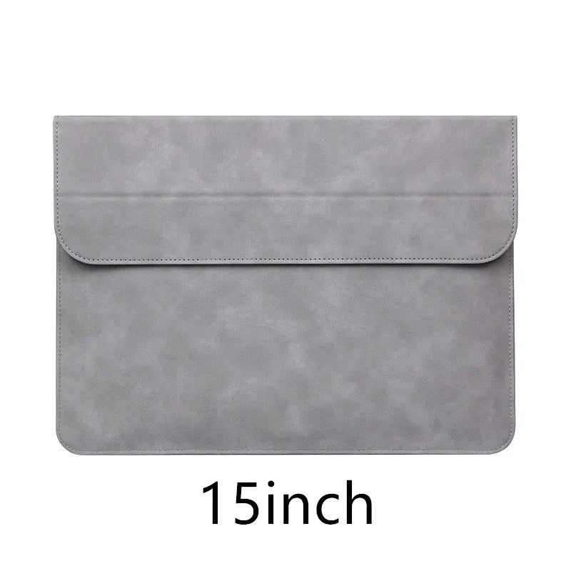JMT-257610 Luxury PU Leather Laptop Bag Briefcase for 11-15 Inch Devices - Shockproof Design for Macbook, Huawei, Lenovo