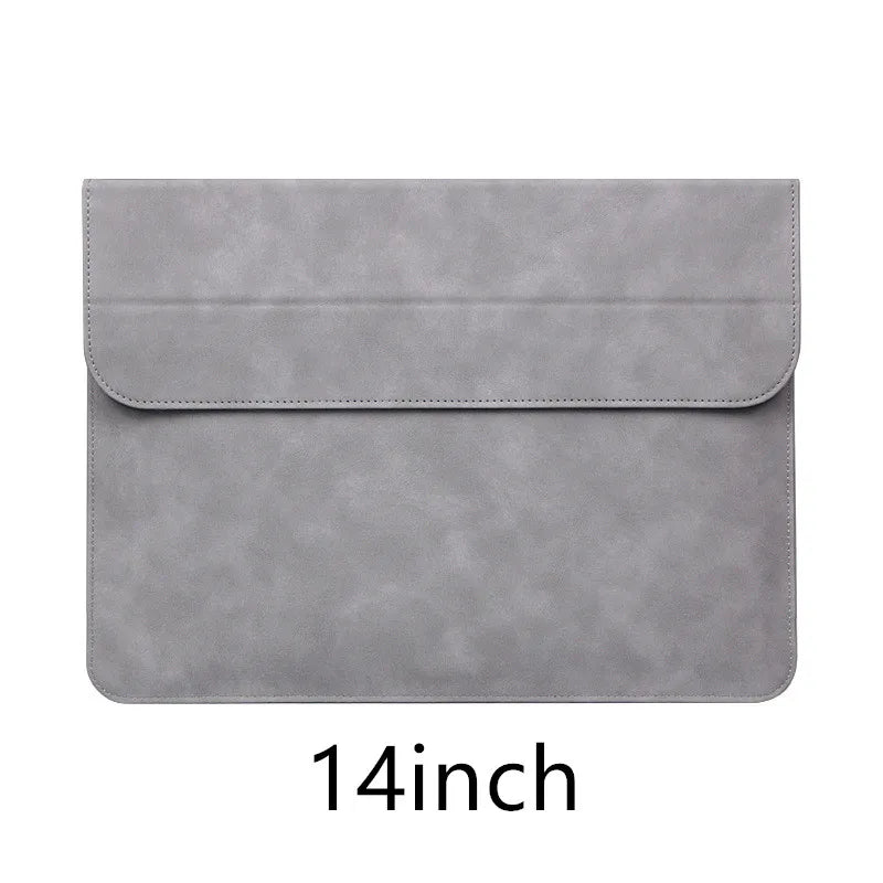 JMT-257610 Luxury PU Leather Laptop Bag Briefcase for 11-15 Inch Devices - Shockproof Design for Macbook, Huawei, Lenovo