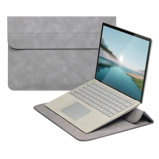 JMT-257610 Luxury PU Leather Laptop Bag Briefcase for 11-15 Inch Devices - Shockproof Design for Macbook, Huawei, Lenovo