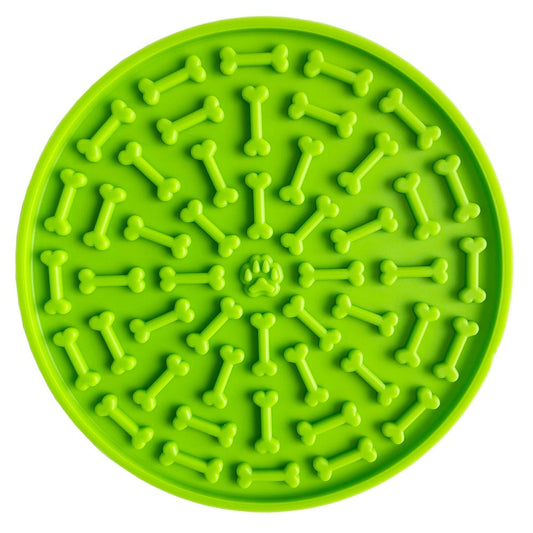 JMT-257802 Suction Cup Silicone Licking Mat for Dogs - Slow Feeding Plate in Various Colors