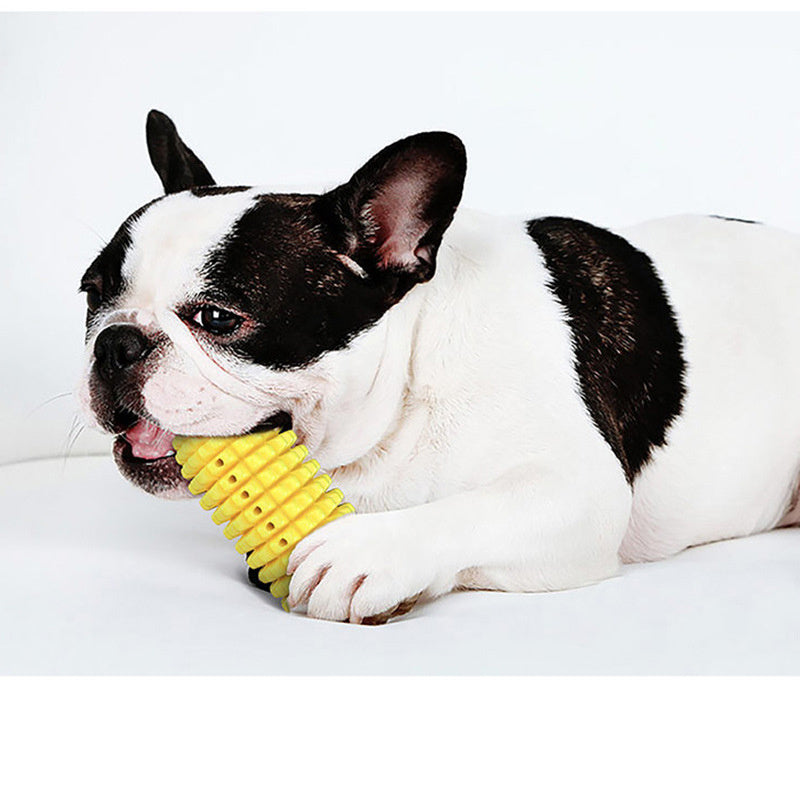 JMT-257930 Dog Corn Molar Stick Chew Toy with Sound and Suction Cup Design for Teeth Cleaning