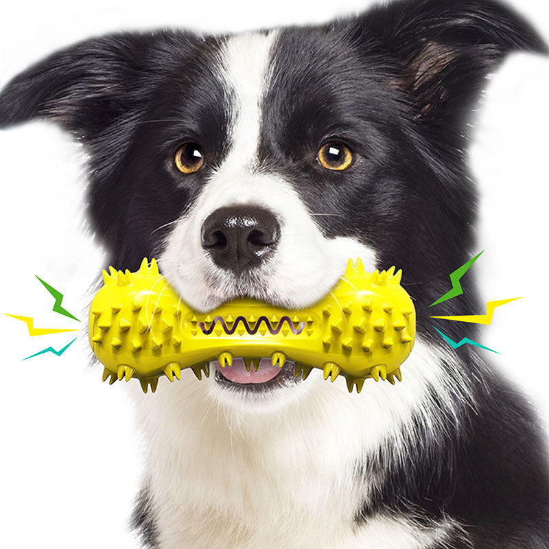 JMT-257930 Dog Corn Molar Stick Chew Toy with Sound and Suction Cup Design for Teeth Cleaning