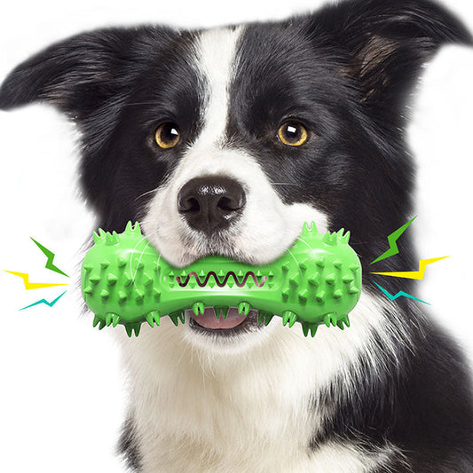 JMT-257930 Dog Corn Molar Stick Chew Toy with Sound and Suction Cup Design for Teeth Cleaning