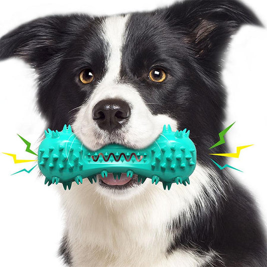 JMT-257930 Dog Corn Molar Stick Chew Toy with Sound and Suction Cup Design for Teeth Cleaning