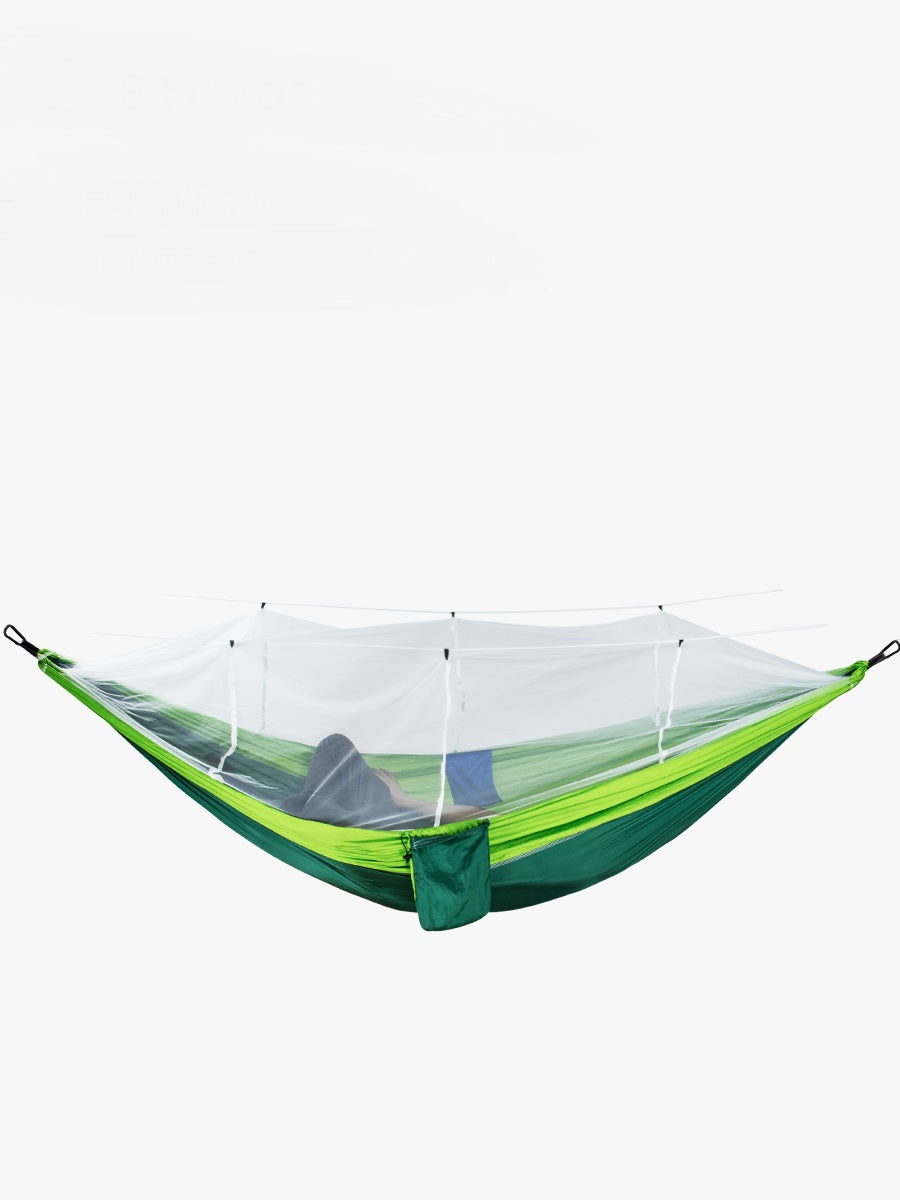 JMT-258634 Outdoor Mesh Anti-Mosquito Hammock with Anti-Rollover Design