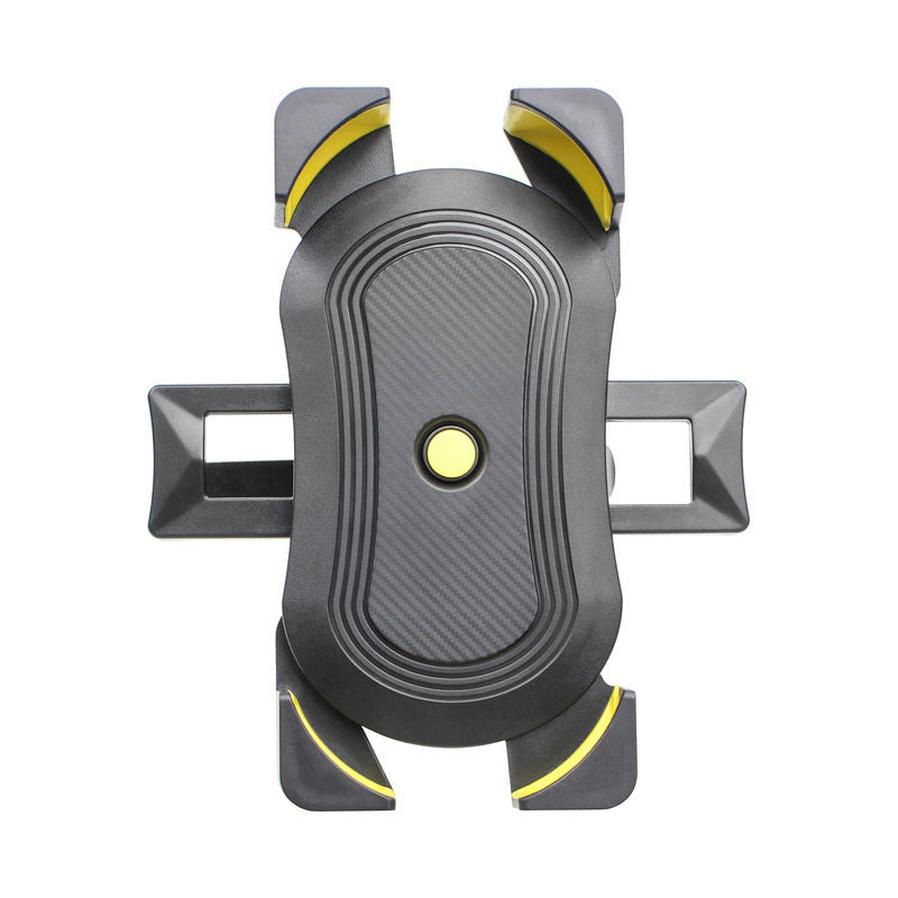 JMT-258634 Waterproof Mobile Phone Holder for Car Navigation - Universal Fit, Black and Yellow