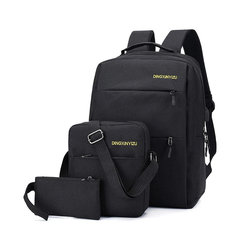 JMT-258954 15.6 Inch USB Charging Laptop Backpack with Fashionable Design and Multiple Compartments