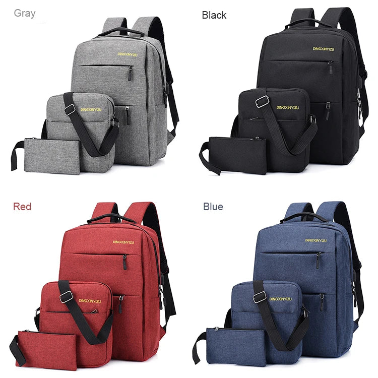 JMT-258954 15.6 Inch USB Charging Laptop Backpack with Fashionable Design and Multiple Compartments