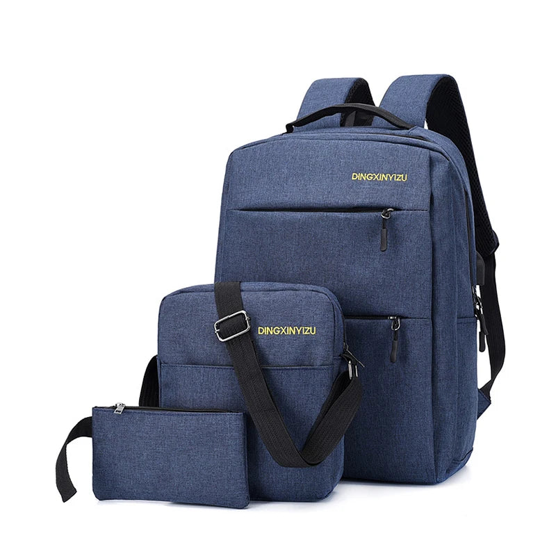 JMT-258954 15.6 Inch USB Charging Laptop Backpack with Fashionable Design and Multiple Compartments