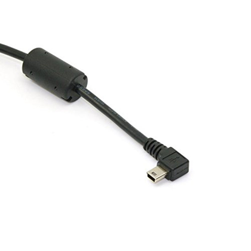 JMT-258954 Mini USB Male to USB 2.0 Male Data Cable, 1m, Black, Plastic Material