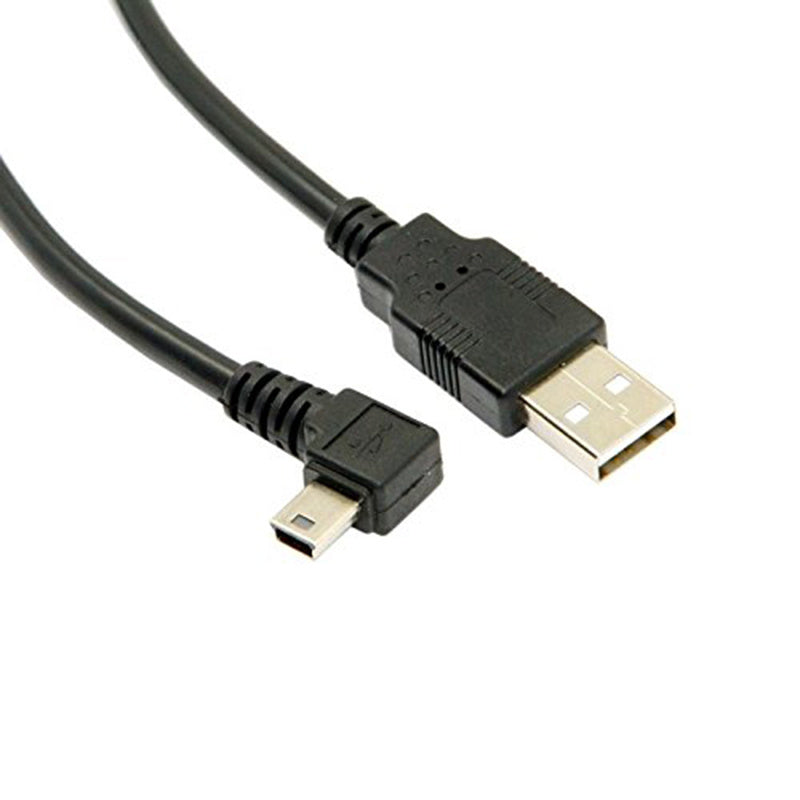 JMT-258954 Mini USB Male to USB 2.0 Male Data Cable, 1m, Black, Plastic Material